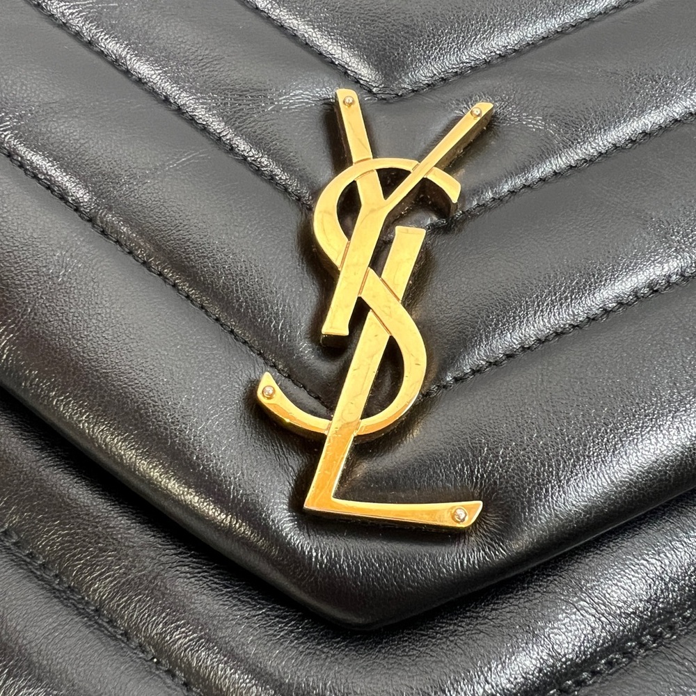 YSL Yves Saint Laurent LouLou Lou Lou Chain Handbag Shoulder Bag Crossbody Purse - Picture 6 of 9